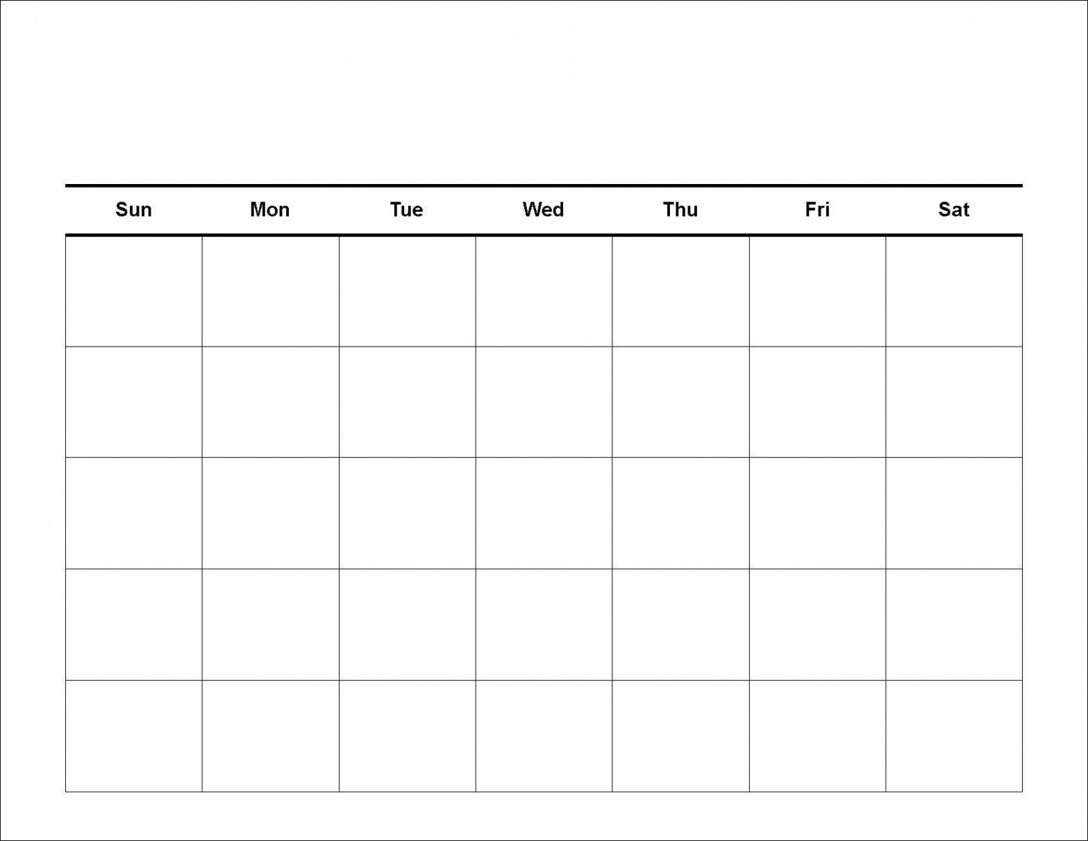 Blank Calendar - Printable  Calendar Templates  Free calendar