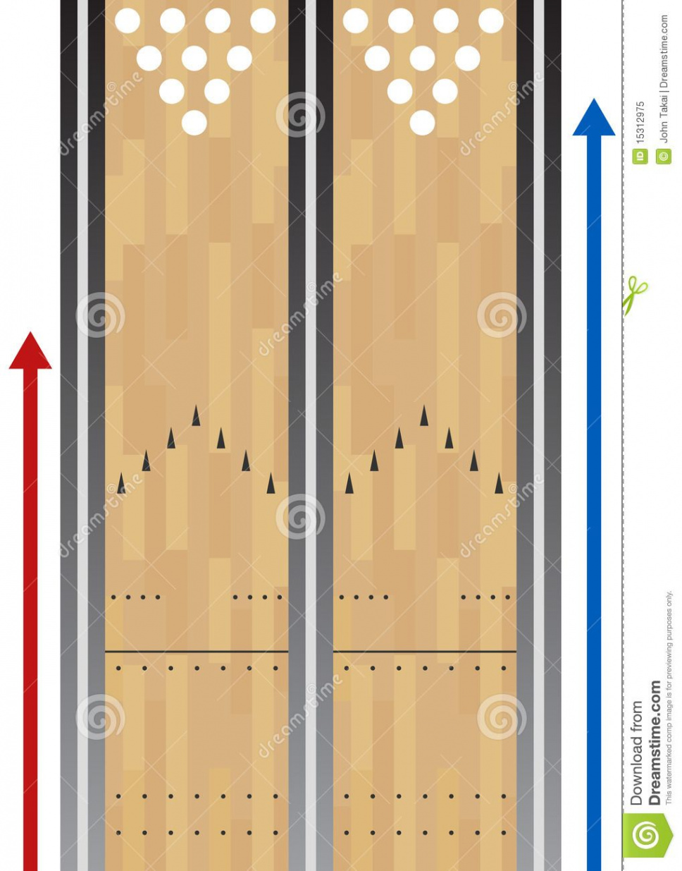 Bowling Lane Chart