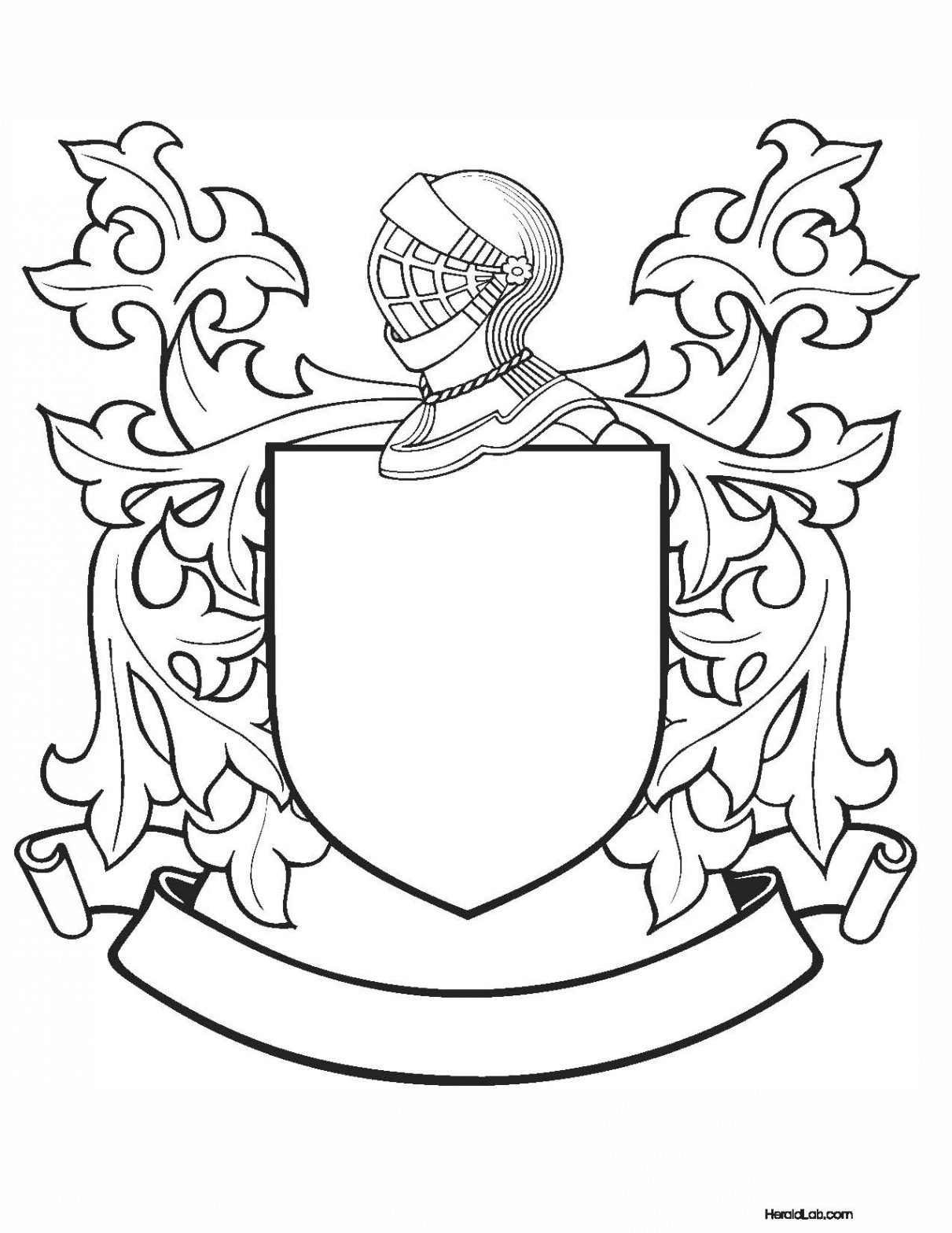 Build your Own Coat of Arms file PDF - Instant download