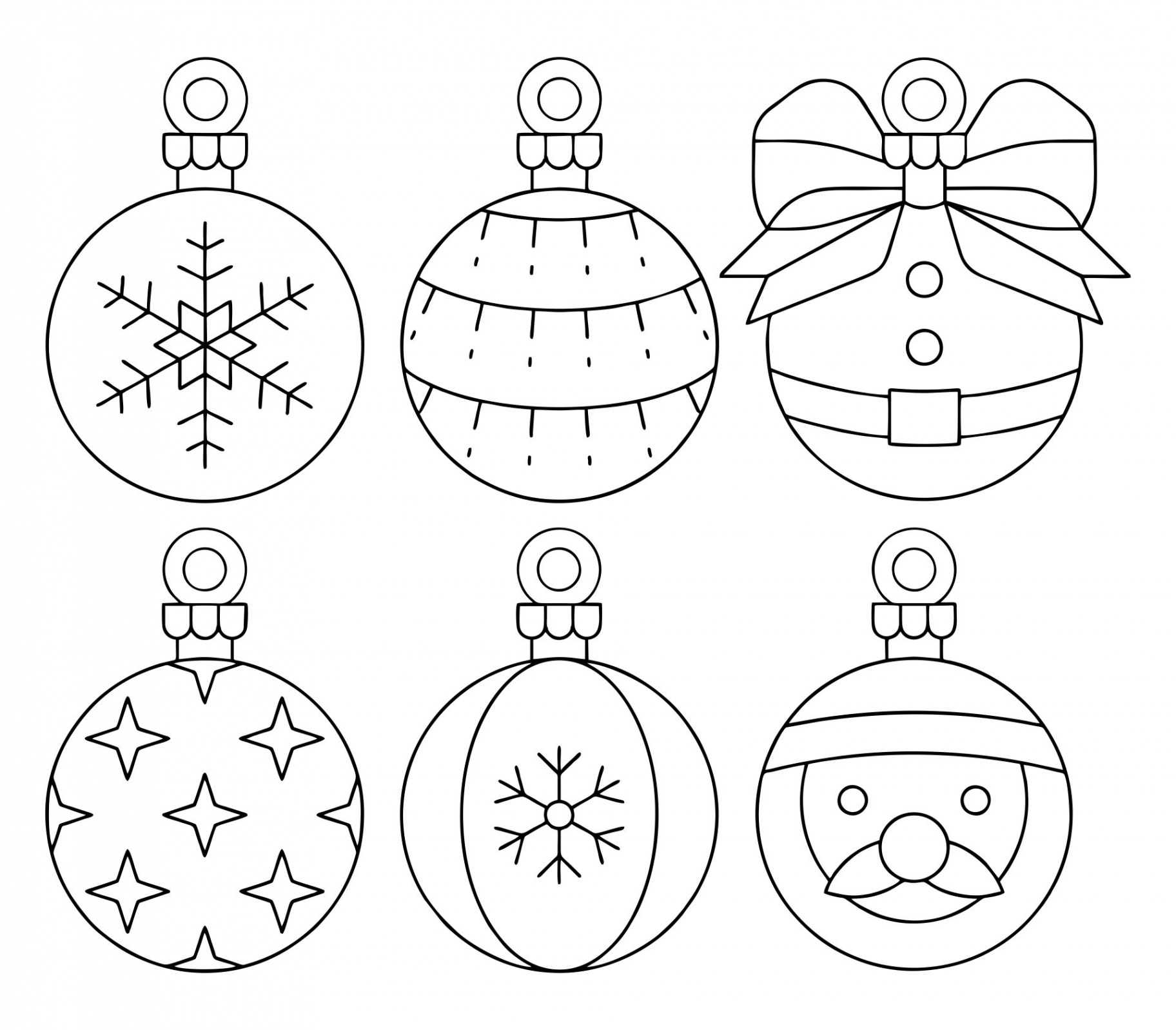 Christmas Tree Ornaments Templates Printable  Christmas ornament