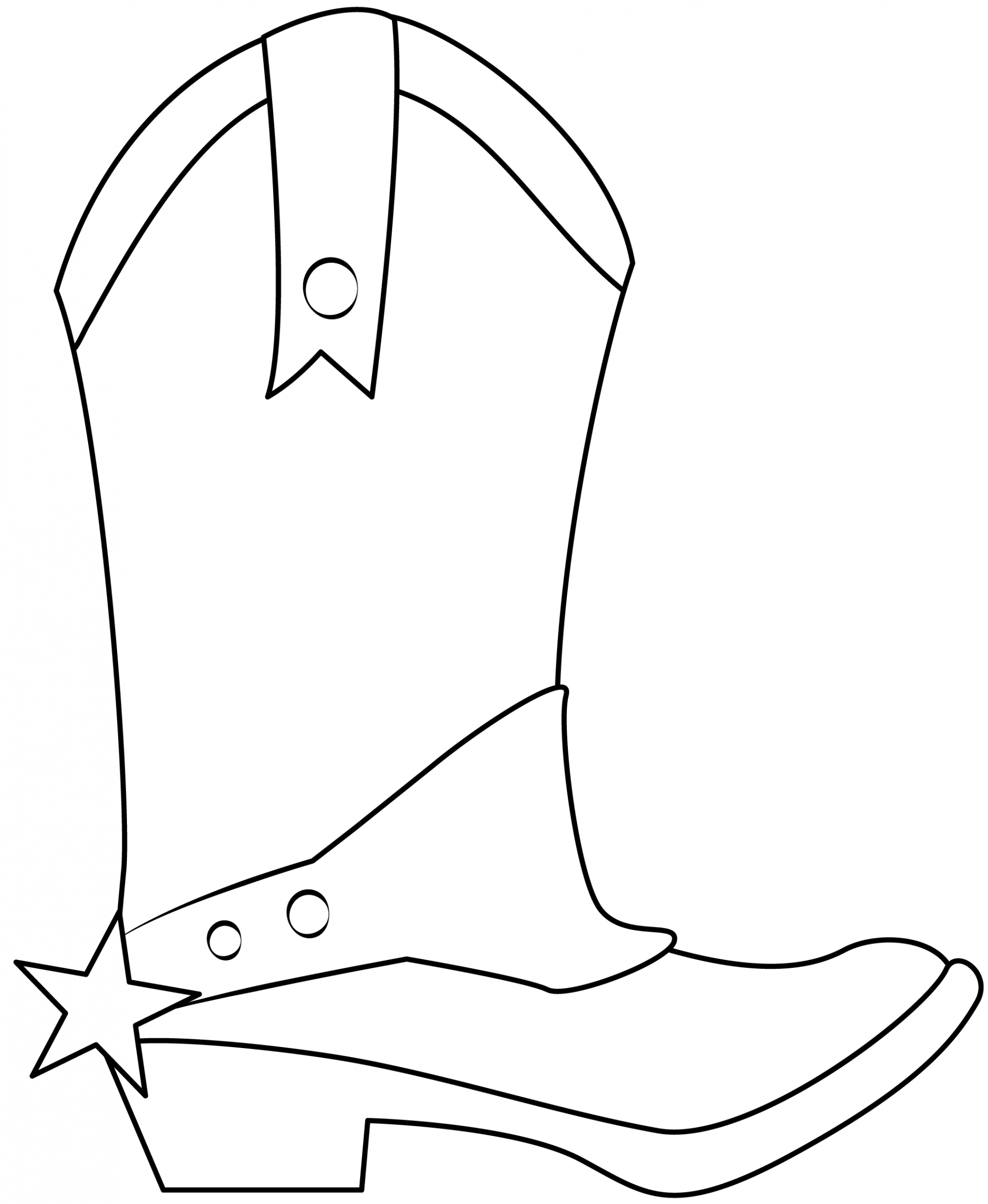 Cowboy Boot Printable Template  Free Printable Papercraft Templates