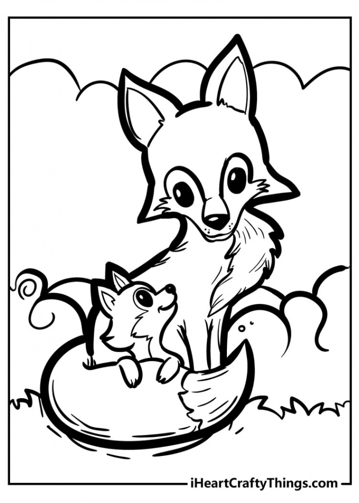 Fantastic Fox Coloring Pages (% Free Printables)