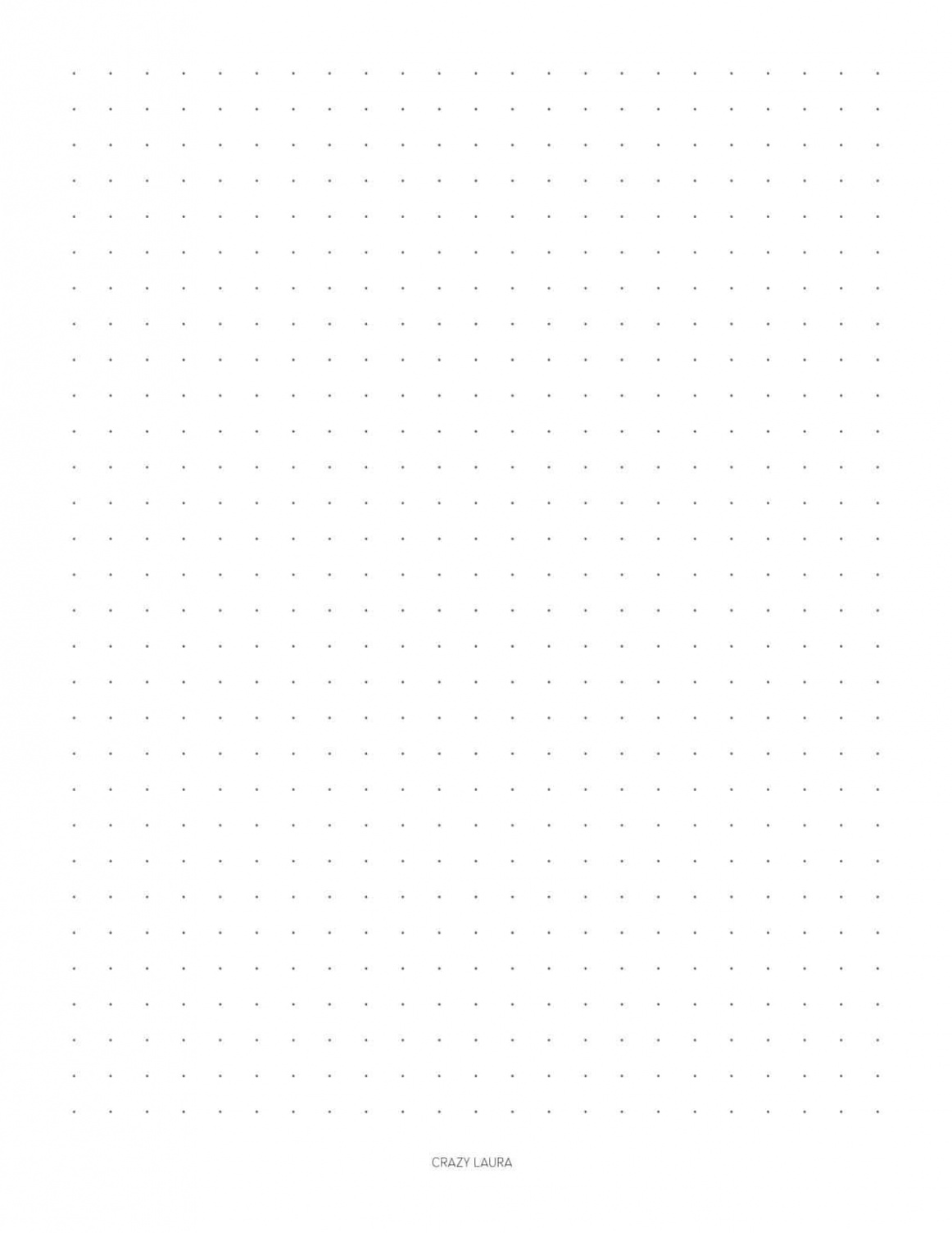 Free Dotted Grid Paper Printable With Two Sizes  Grid paper