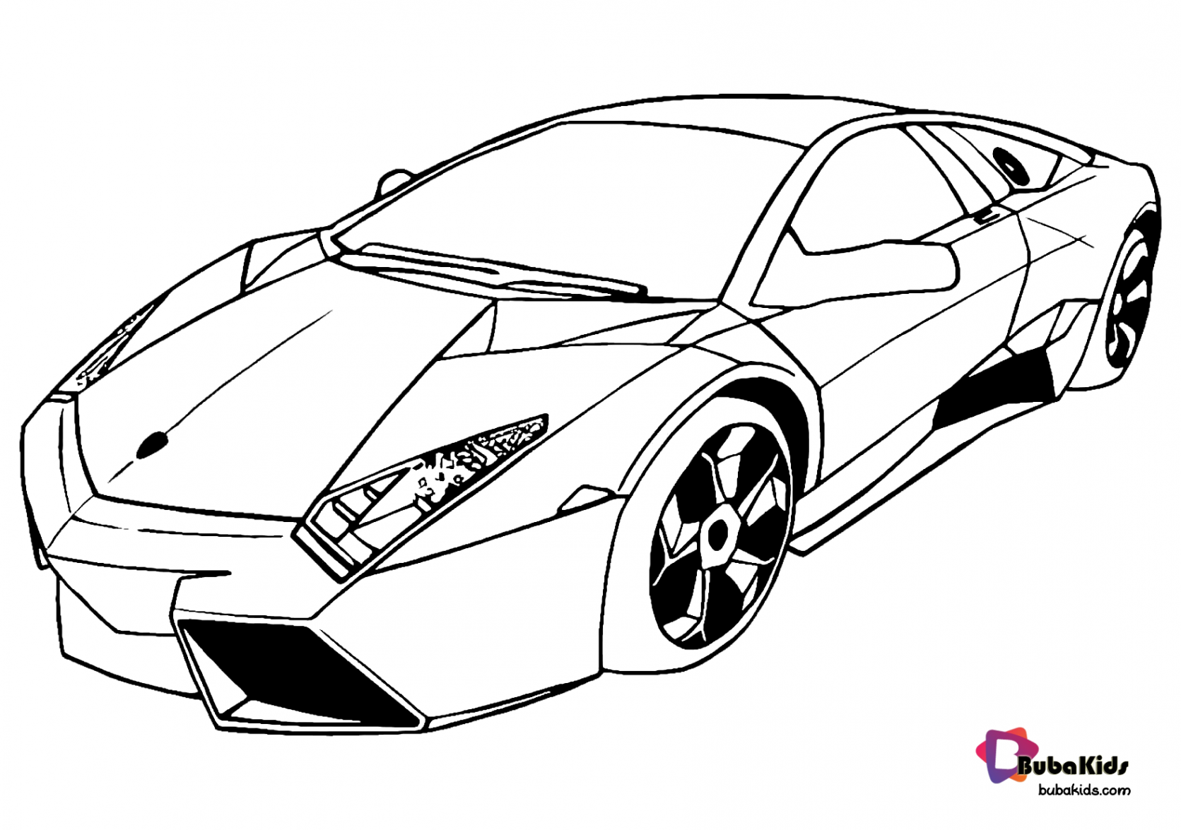 Free download and printable super car coloring page Collection of