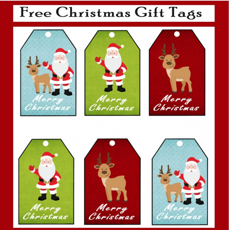 Free Printable Christmas Gift Tags - Printables  Mom