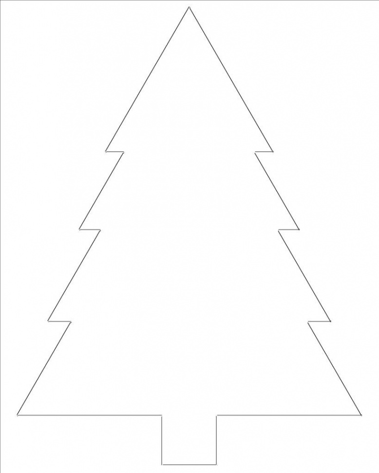 Free Printable Christmas Tree Templates  Christmas tree template