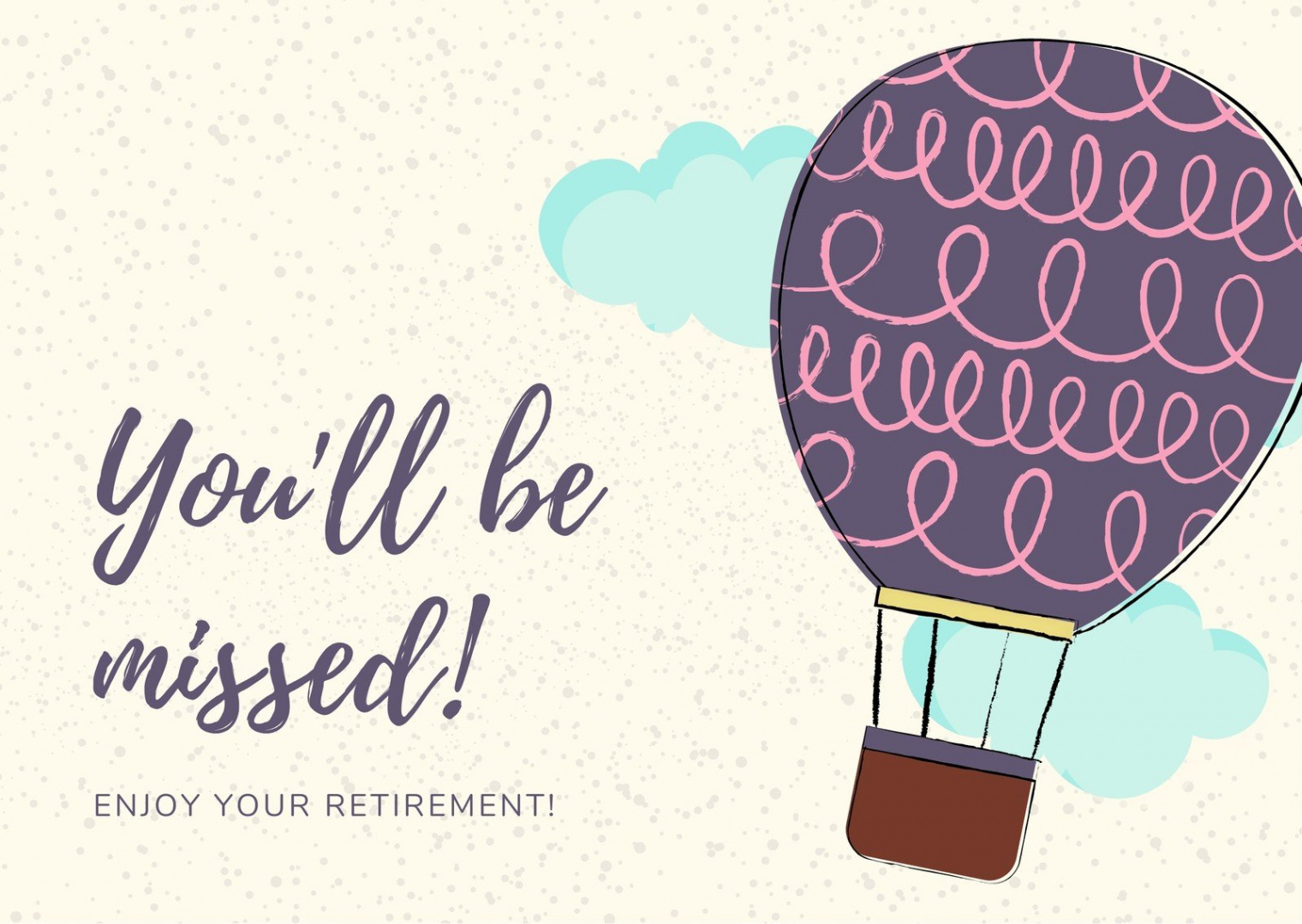 Free printable, customizable retirement card templates  Canva