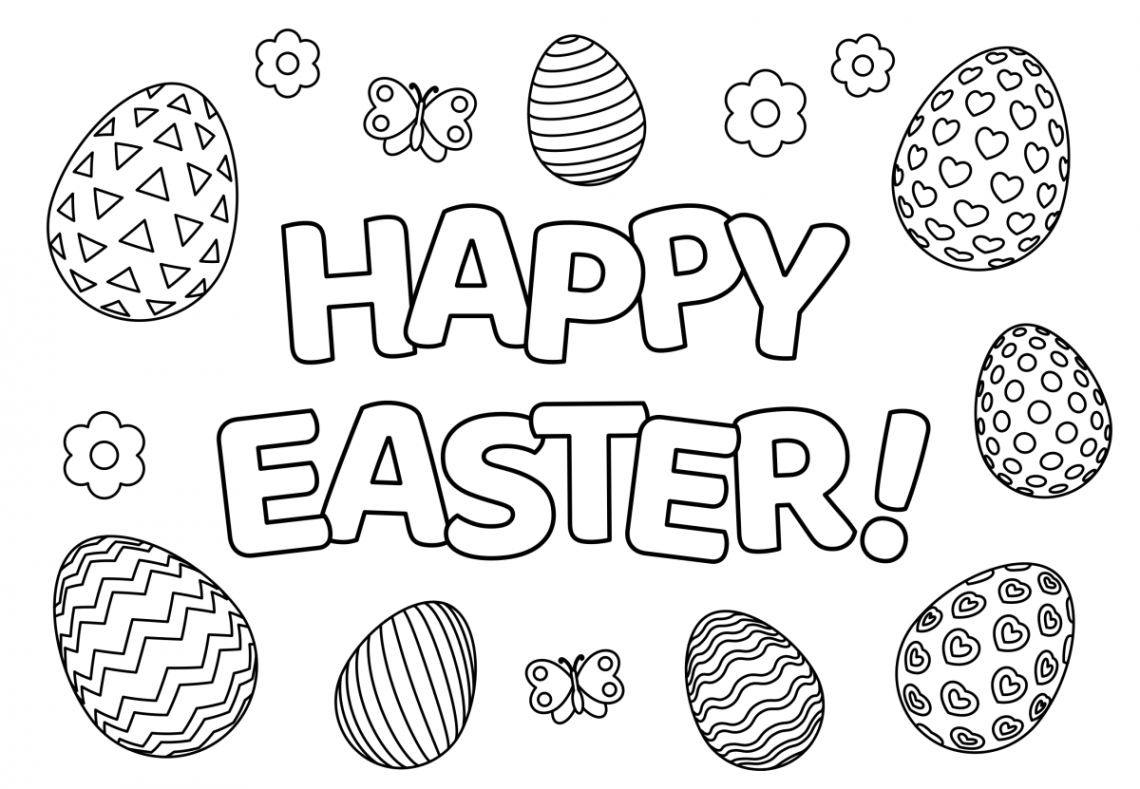 Free Printable Easter Coloring Pages for Kids and Adults