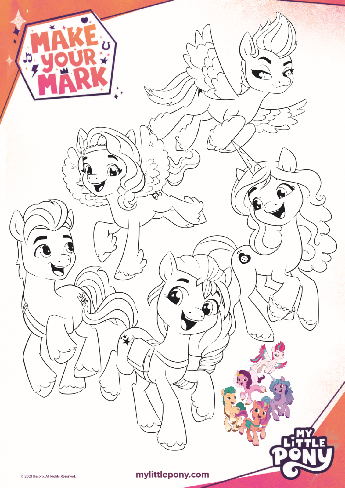 Free Printable My Little Pony Coloring Page - Mama Likes This