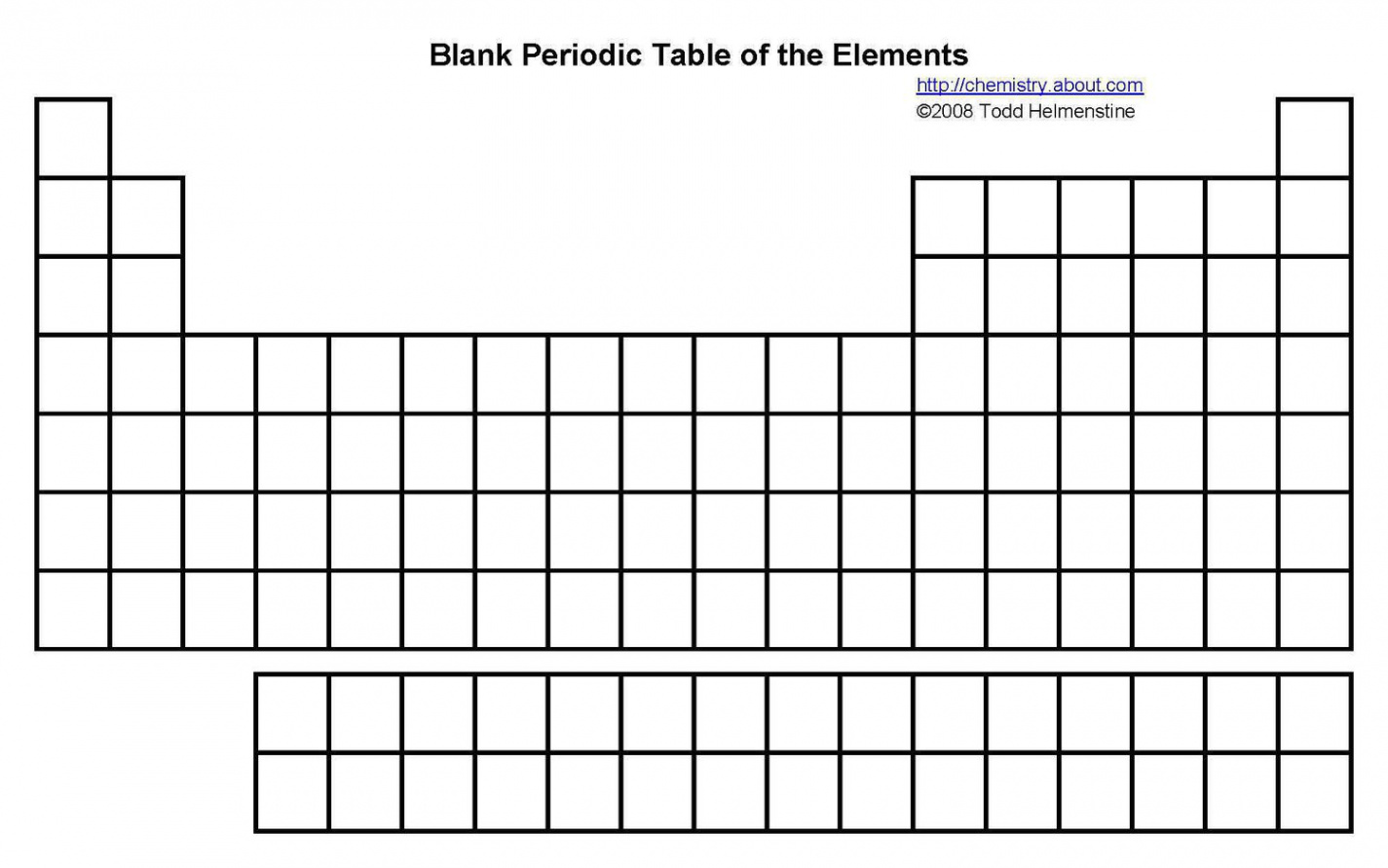 Free Printable Periodic Tables (PDF)