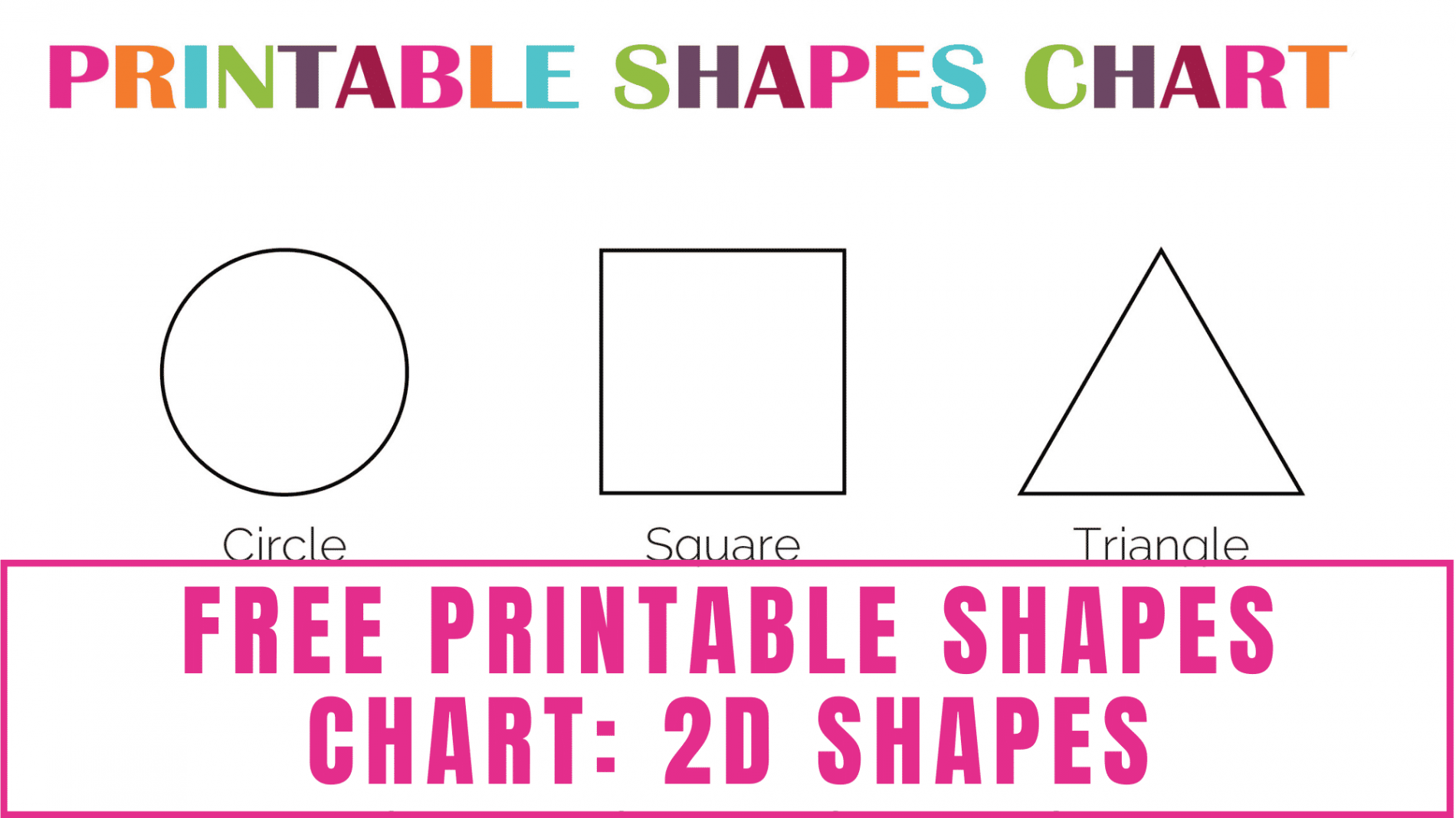 Free Printable Shapes Chart: D Shapes - Freebie Finding Mom