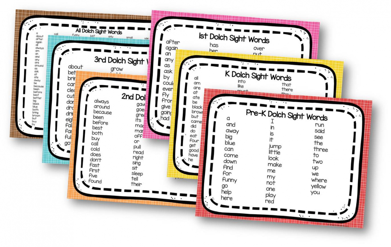 FREE Printable Sight Words List