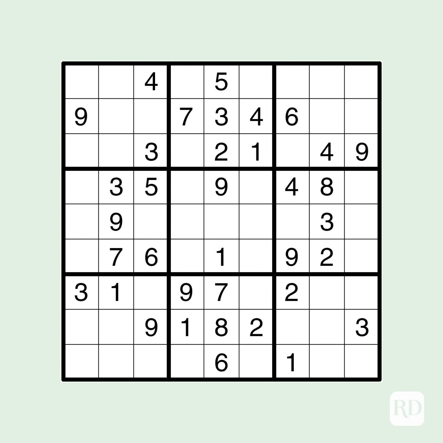 Free Printable Sudoku Puzzles for All Levels  Reader