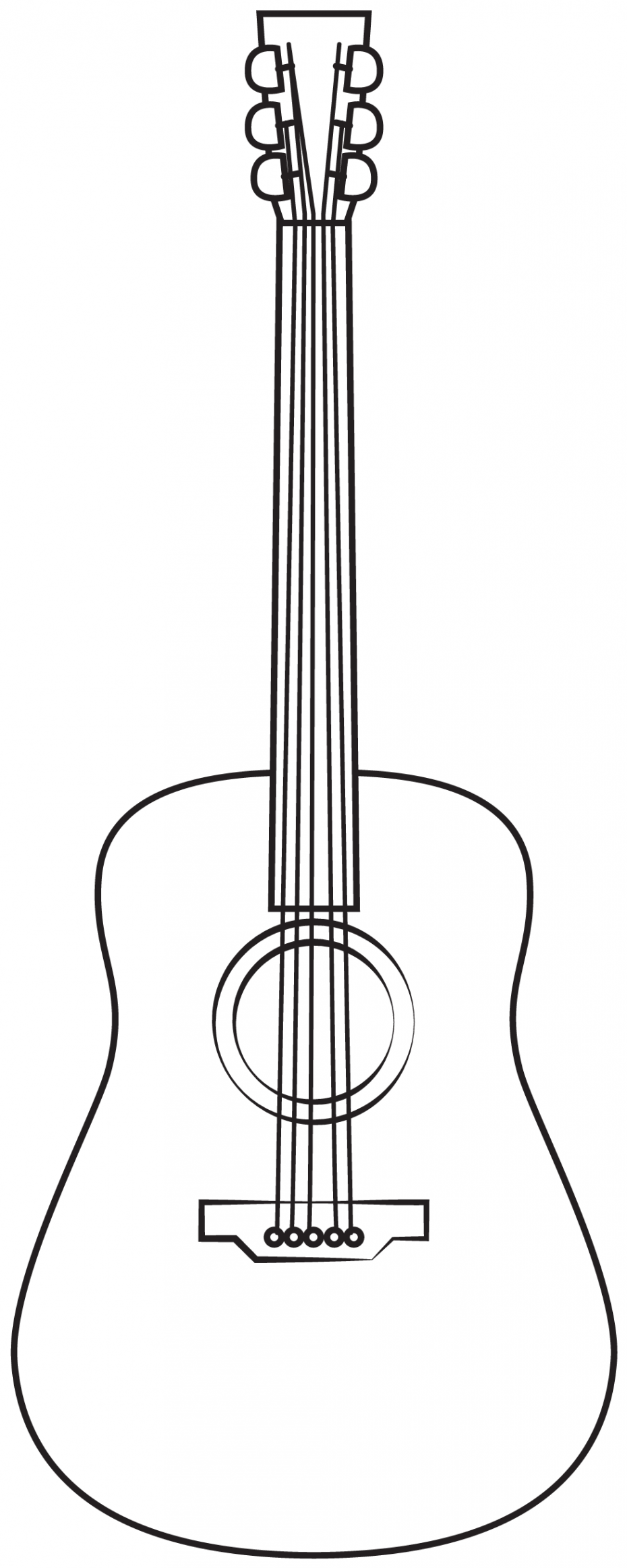 Guitar Printable Template  Free Printable Papercraft Templates