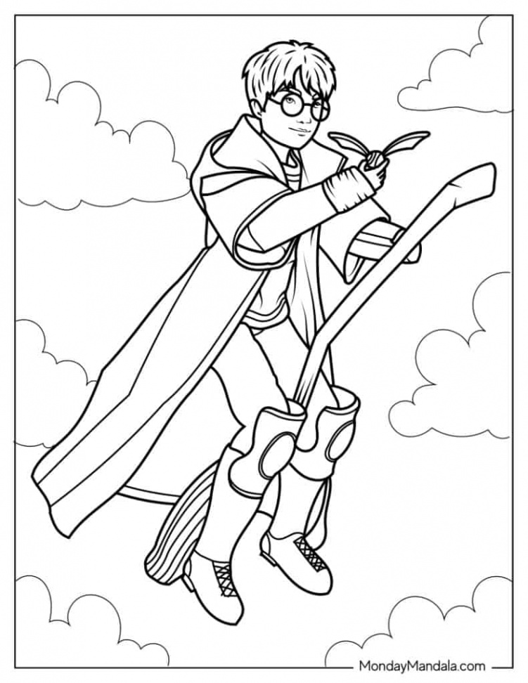 Harry Potter Coloring Pages (Free PDF Printables)