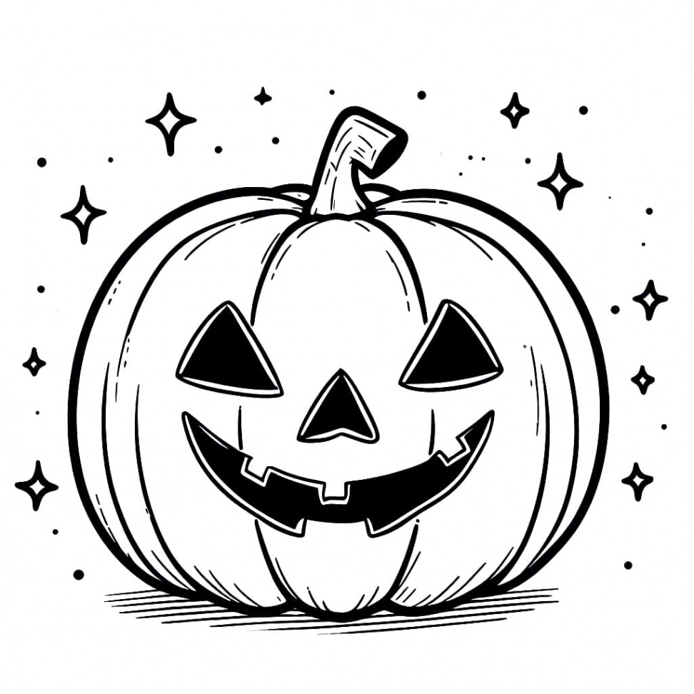 Jack O Lantern Printable coloring page - Download, Print or Color