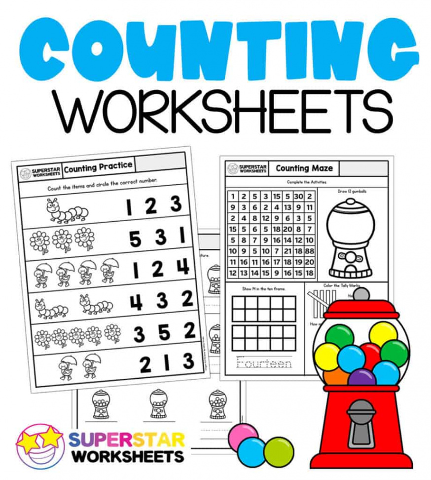 Kindergarten Math Worksheets - Superstar Worksheets