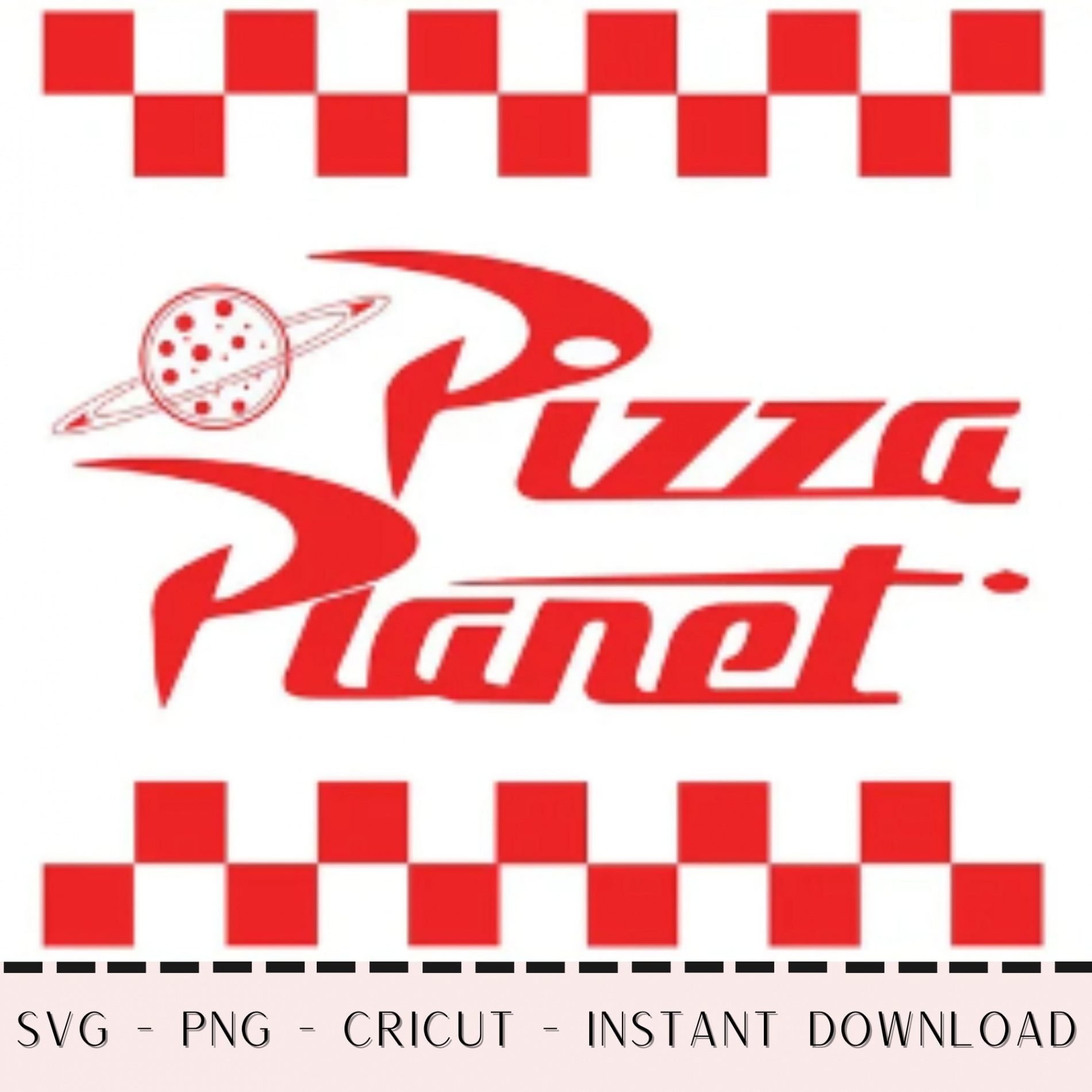 Pizza Planet Downloadable SVG File for Cutting Stencil - Etsy