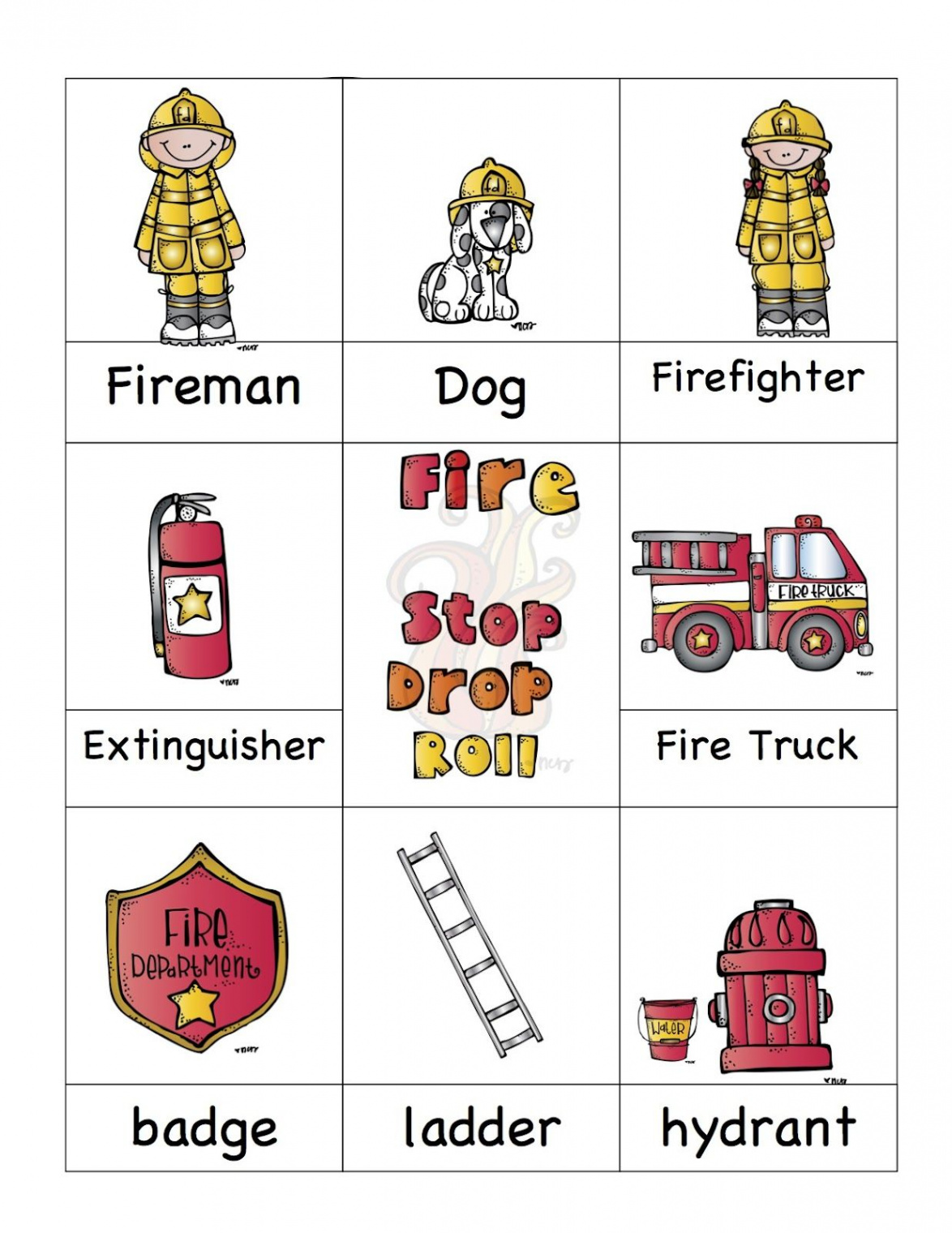 Preschool Printables: Fire Safety  Fire safety worksheets, Fire