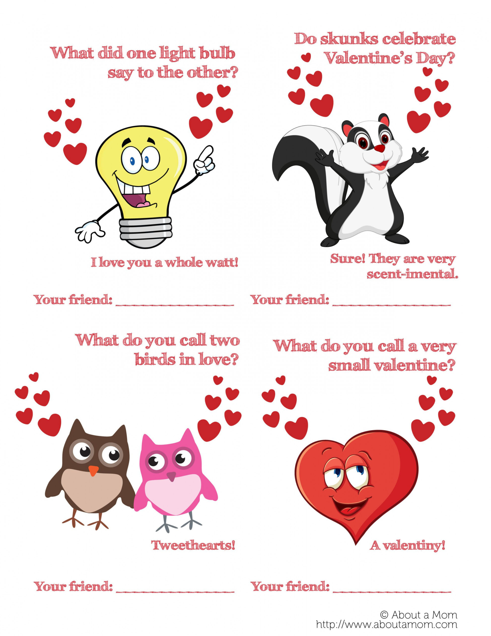 Printable Funny Valentine