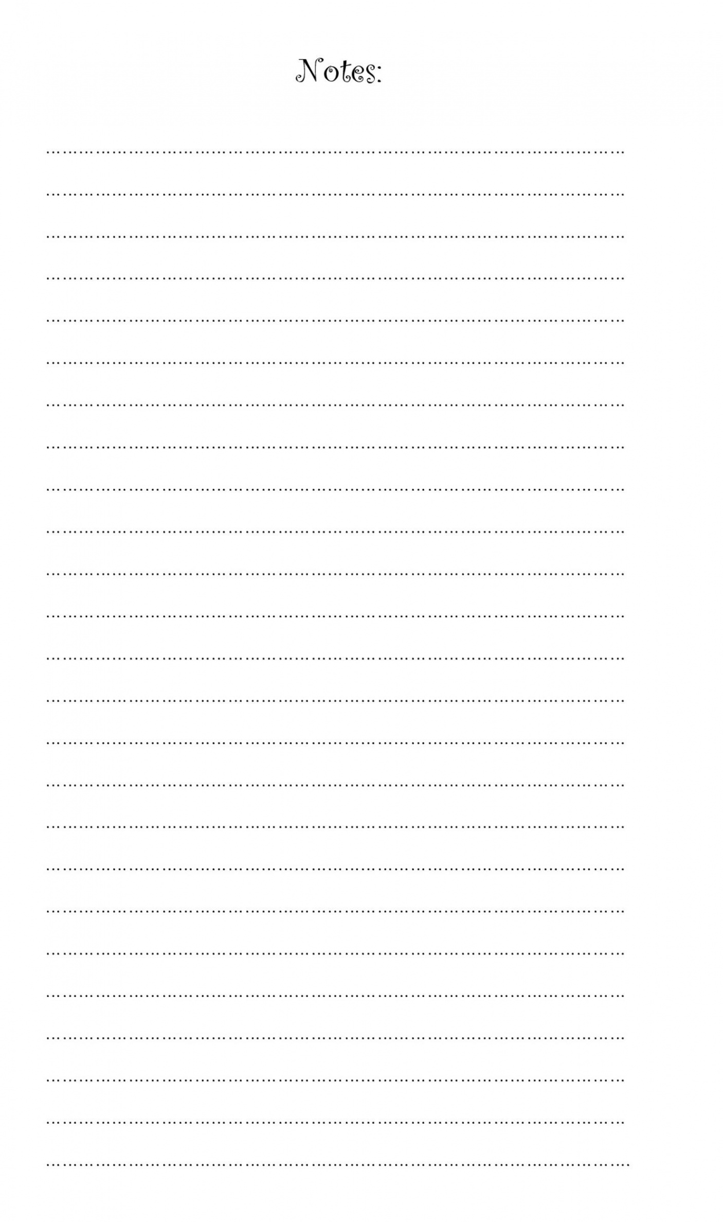 Printable Lined Paper Templates ᐅ TemplateLab