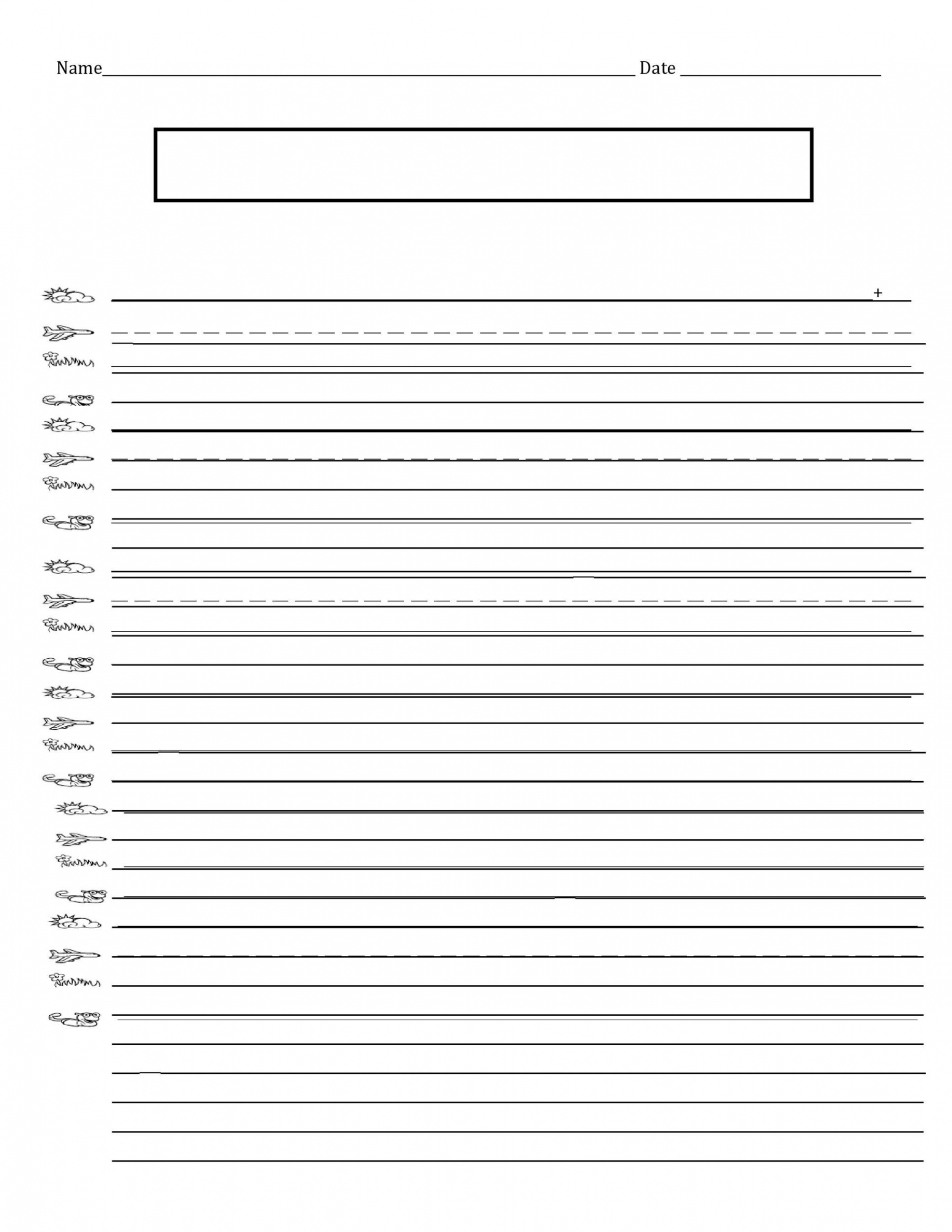 Printable Lined Paper Templates ᐅ TemplateLab