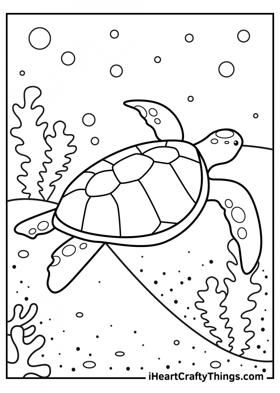 Sea Turtle Coloring Pages (% Free Printables)