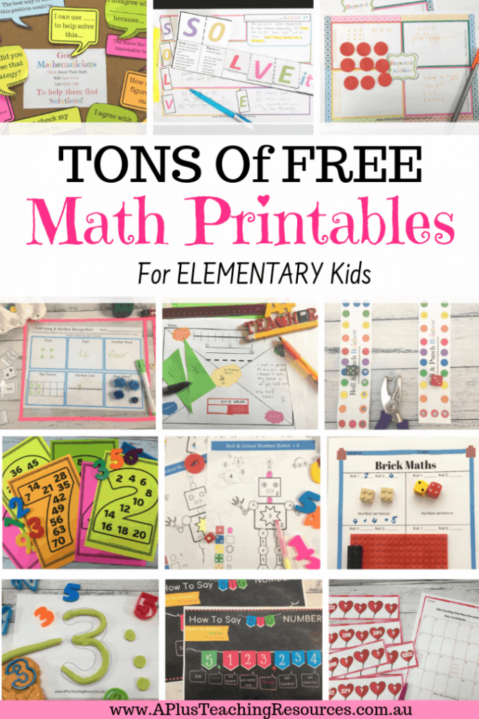 The Ultimate Collection of FREE Teacher Worksheets For Primary