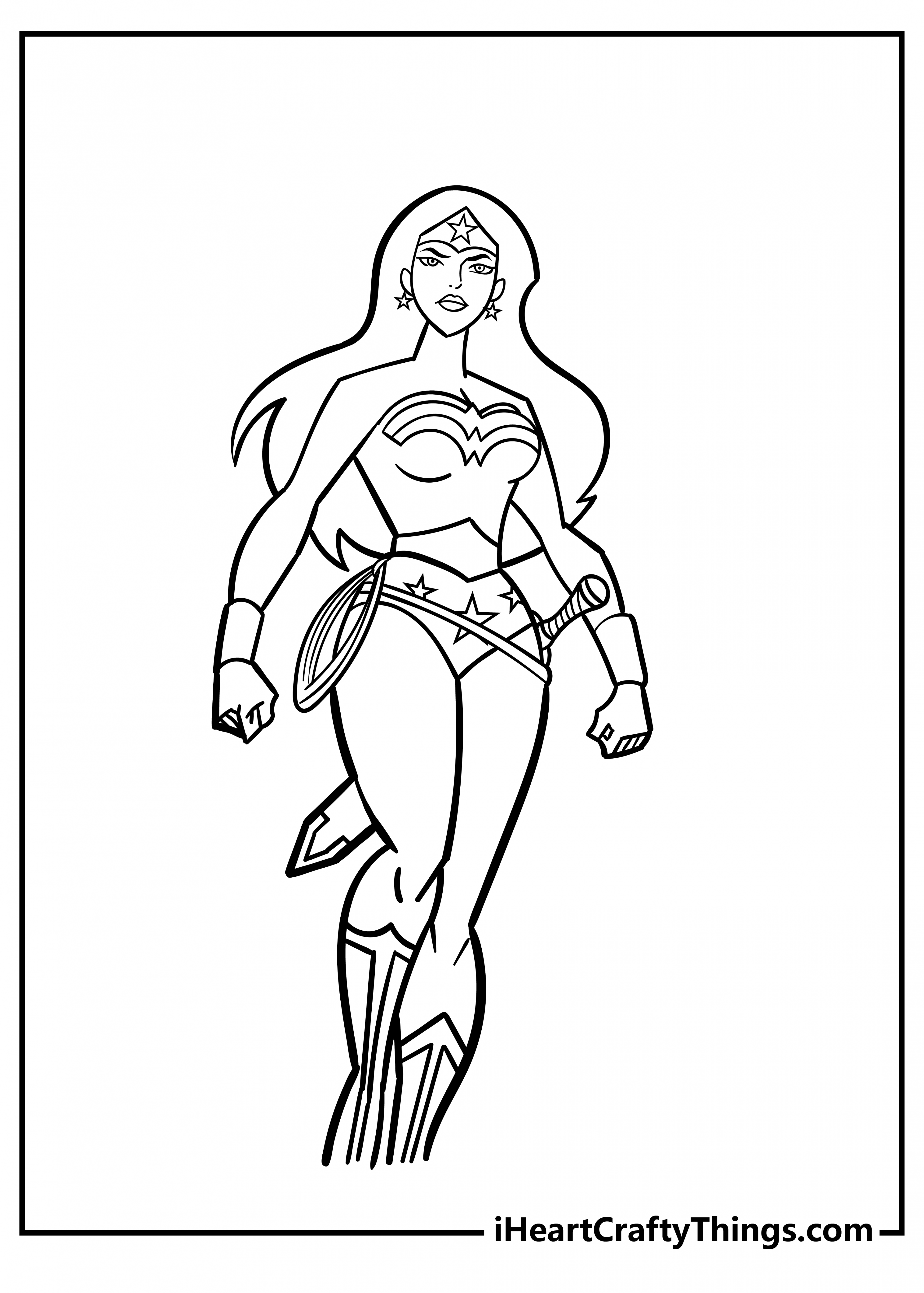 Wonder Woman Coloring Pages (% Free Printables)