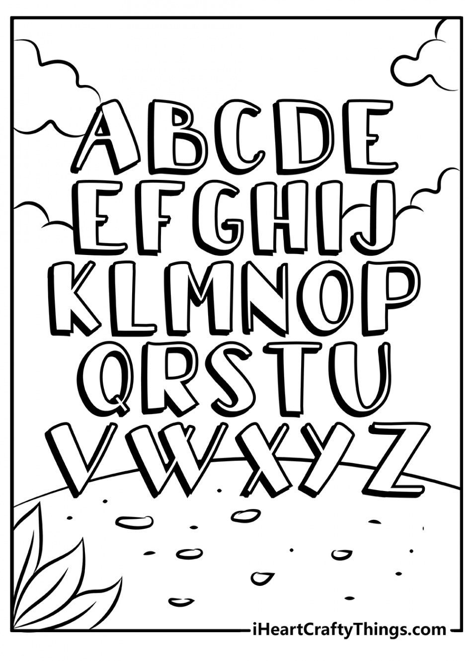 Alphabet Coloring Pages (% Free Printables)