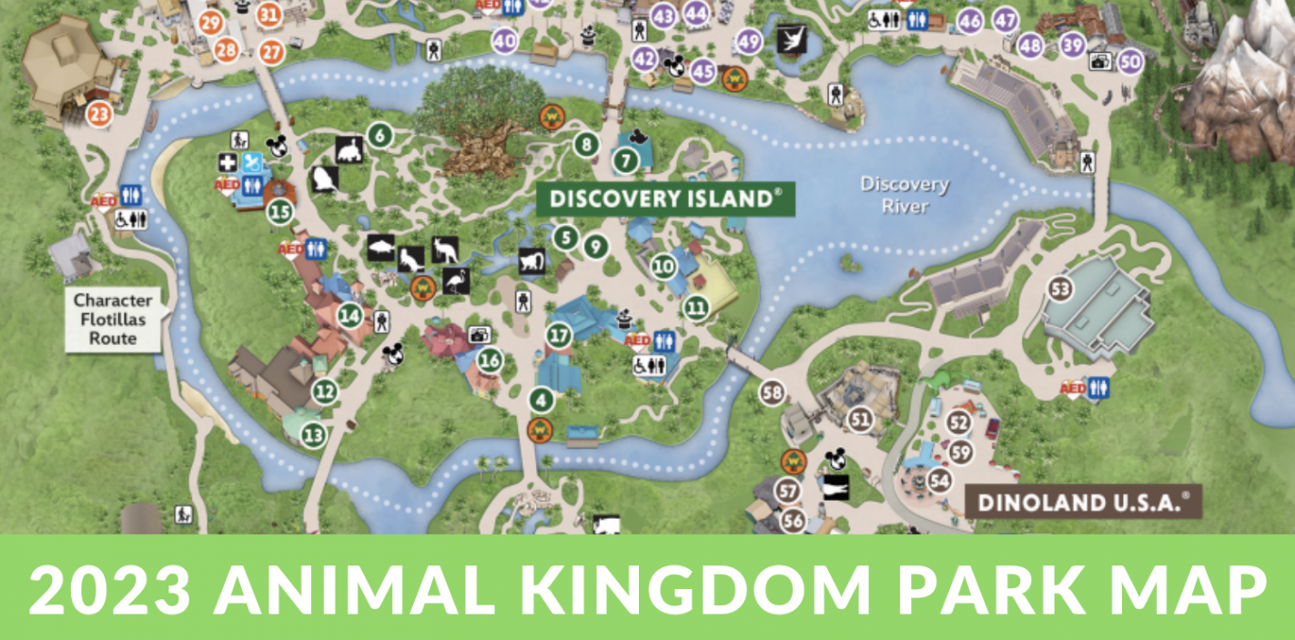 Animal Kingdom Map – Walt Disney World - WDW Magazine