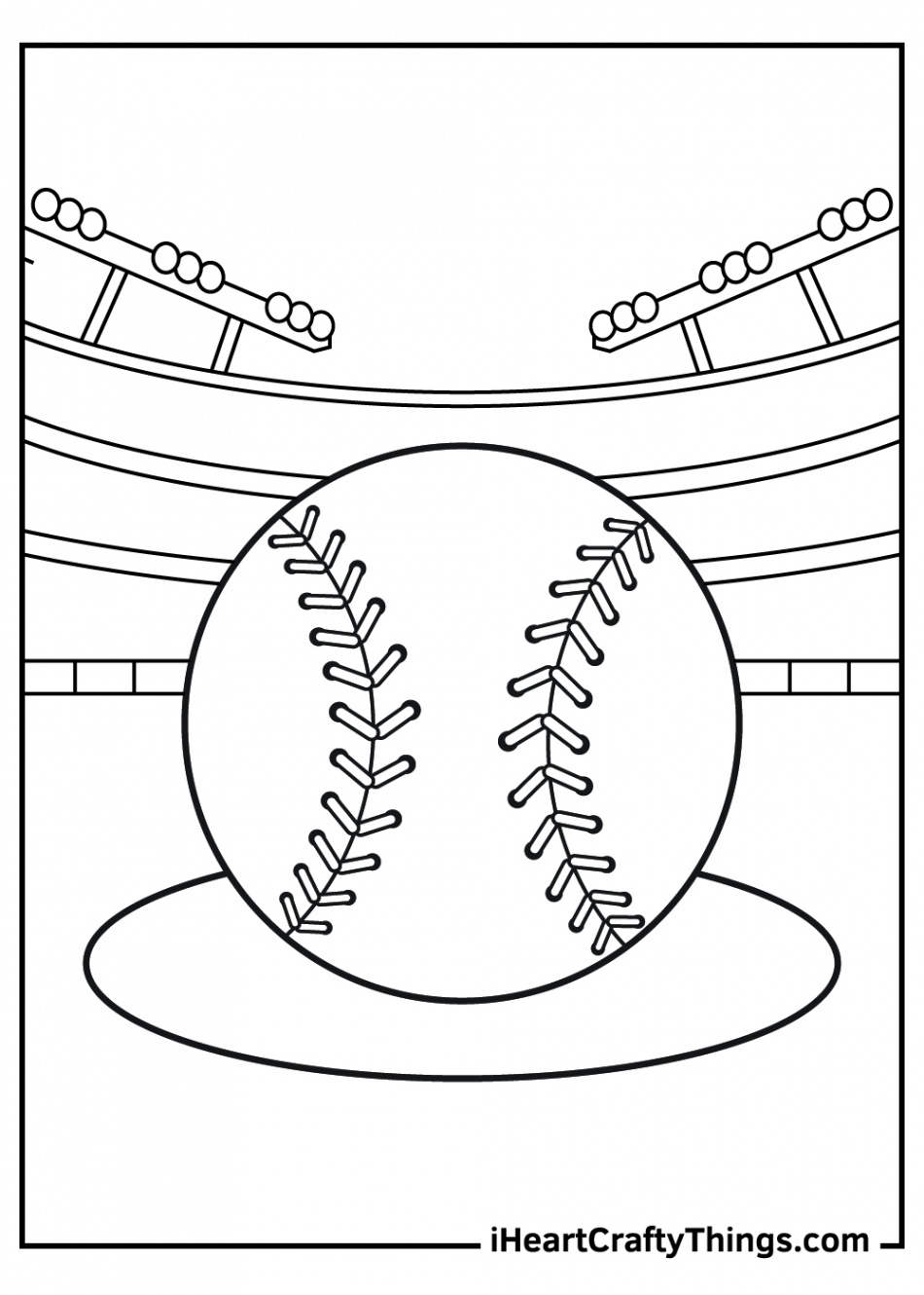 Baseball Coloring Pages (% Free Printables)