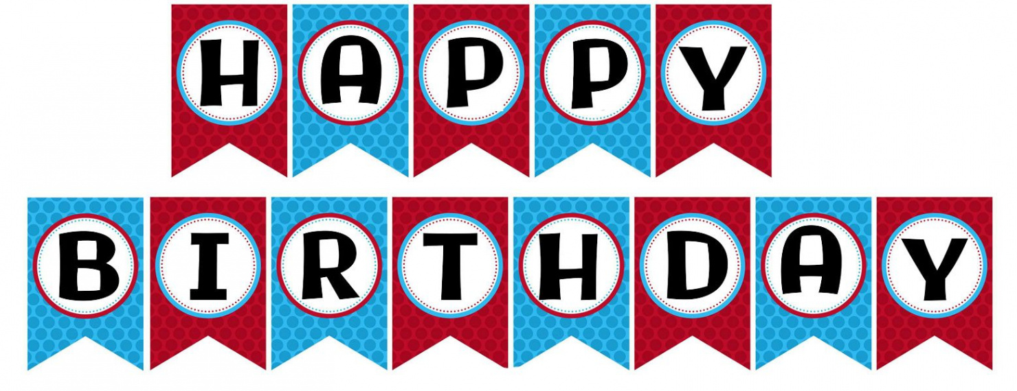 Best Happy Birthday Banner Printable PDF for Free at Printablee