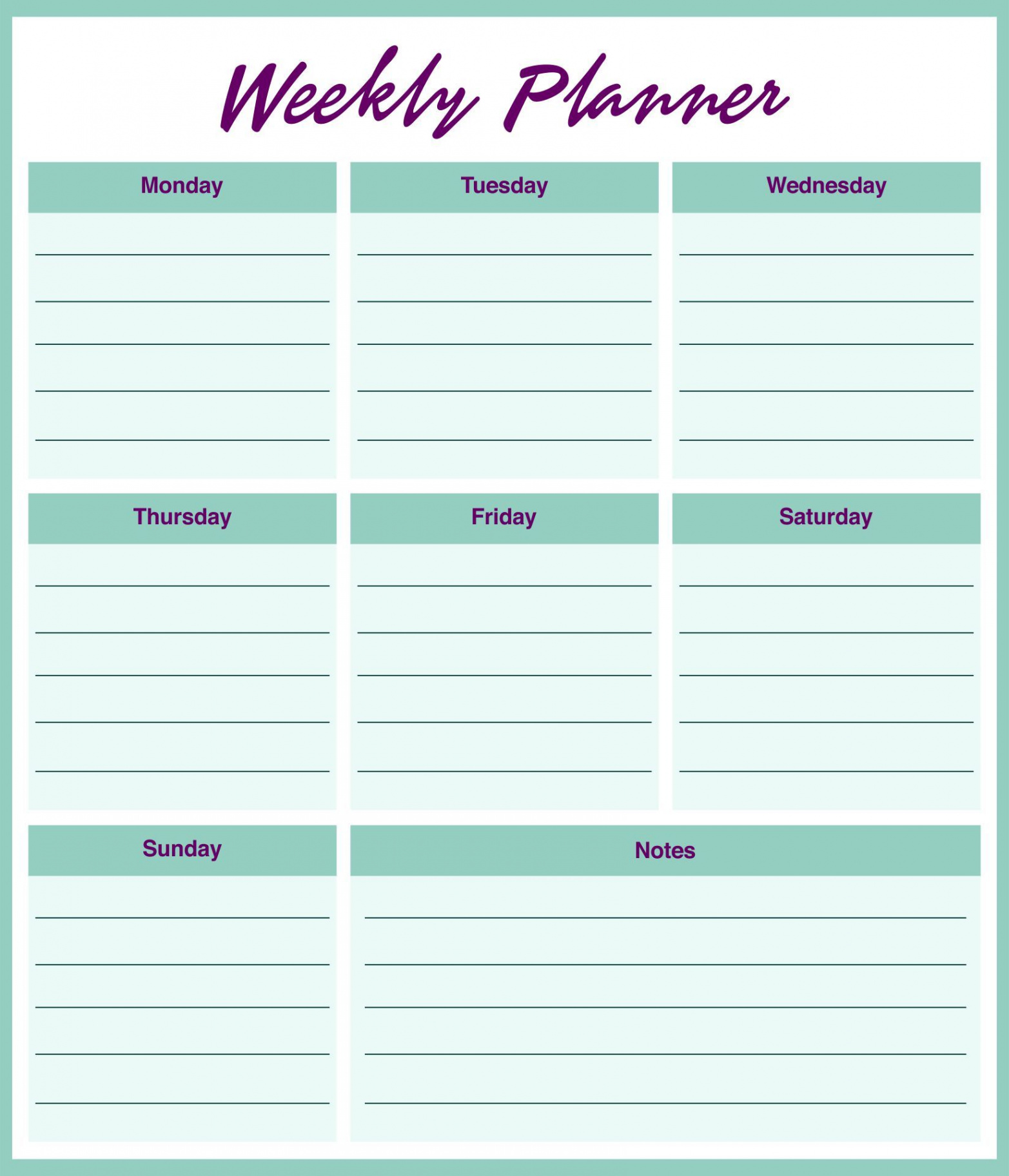 Best Student Homework Planners Cute Planners Printable