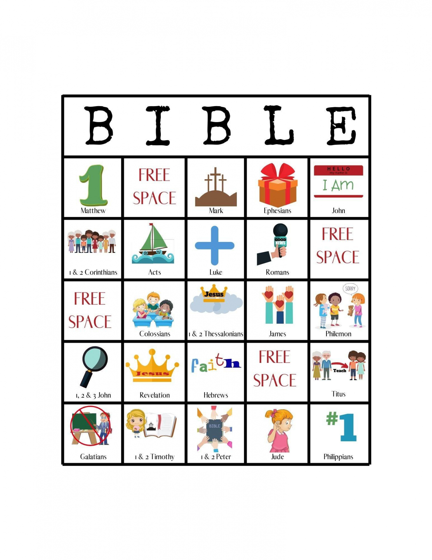 Bible Game Bundle (printable download) - Sunday School Store