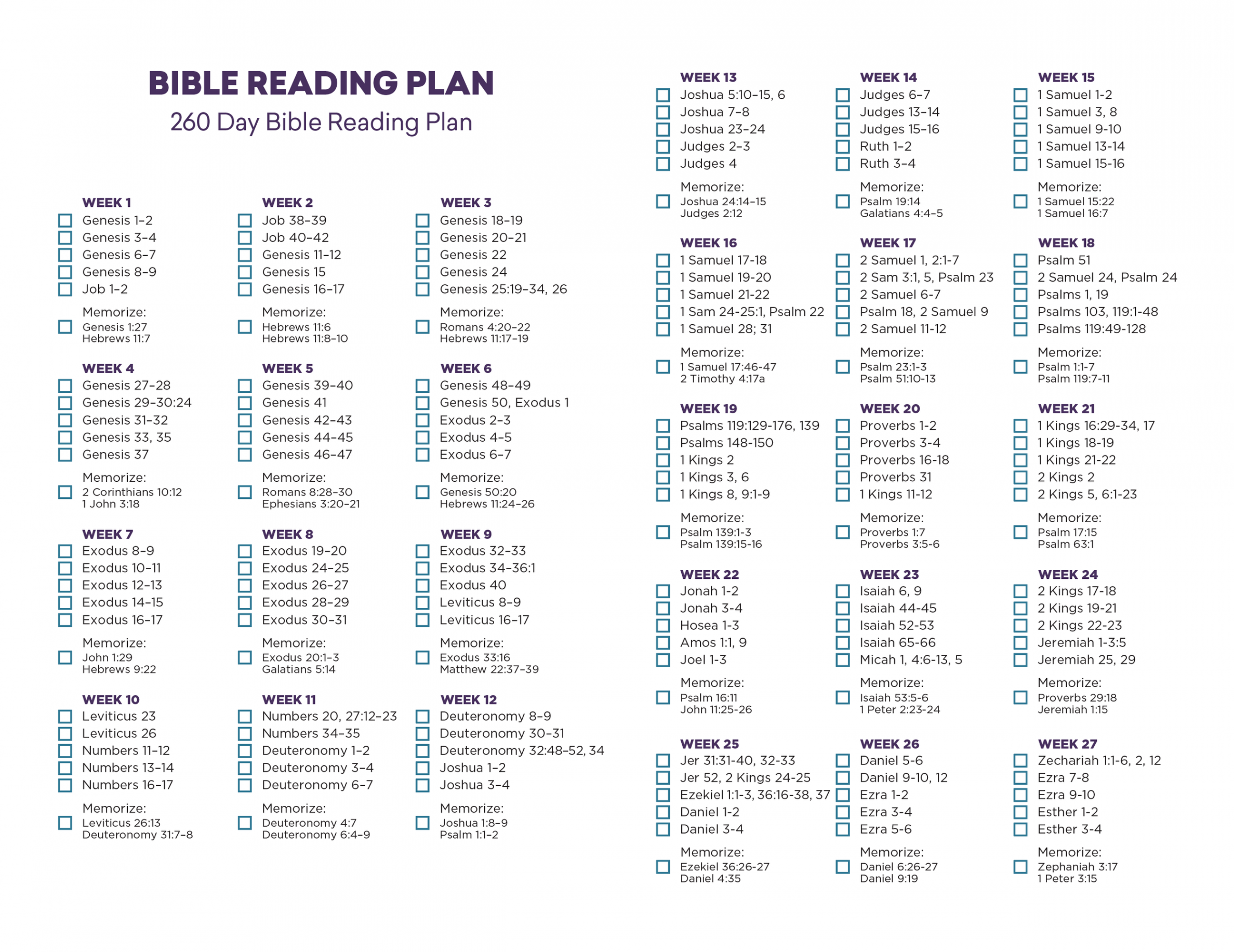 Bible Reading Plans — LifePoint Church