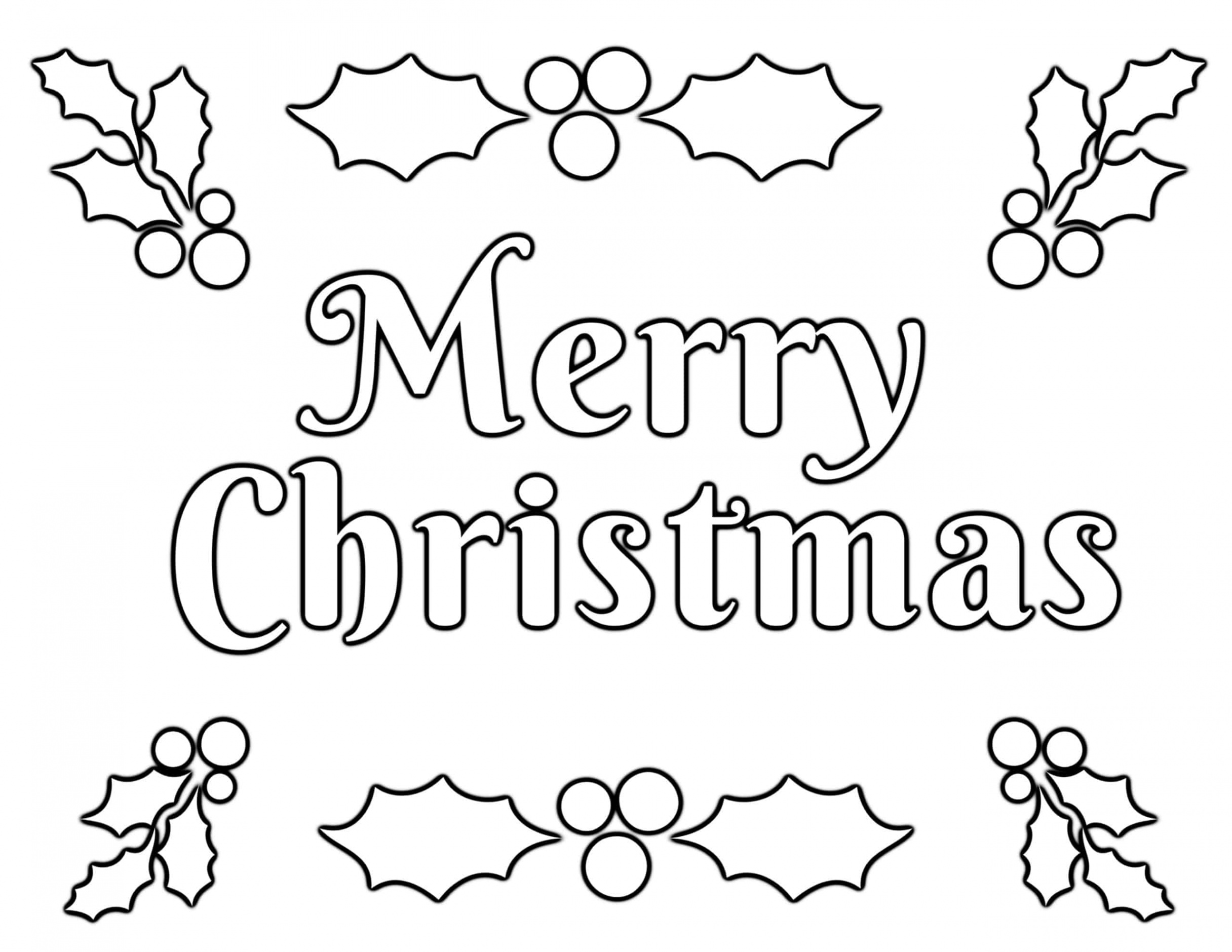 Christmas Coloring Pages for Kids (% FREE) Easy Printable PDF