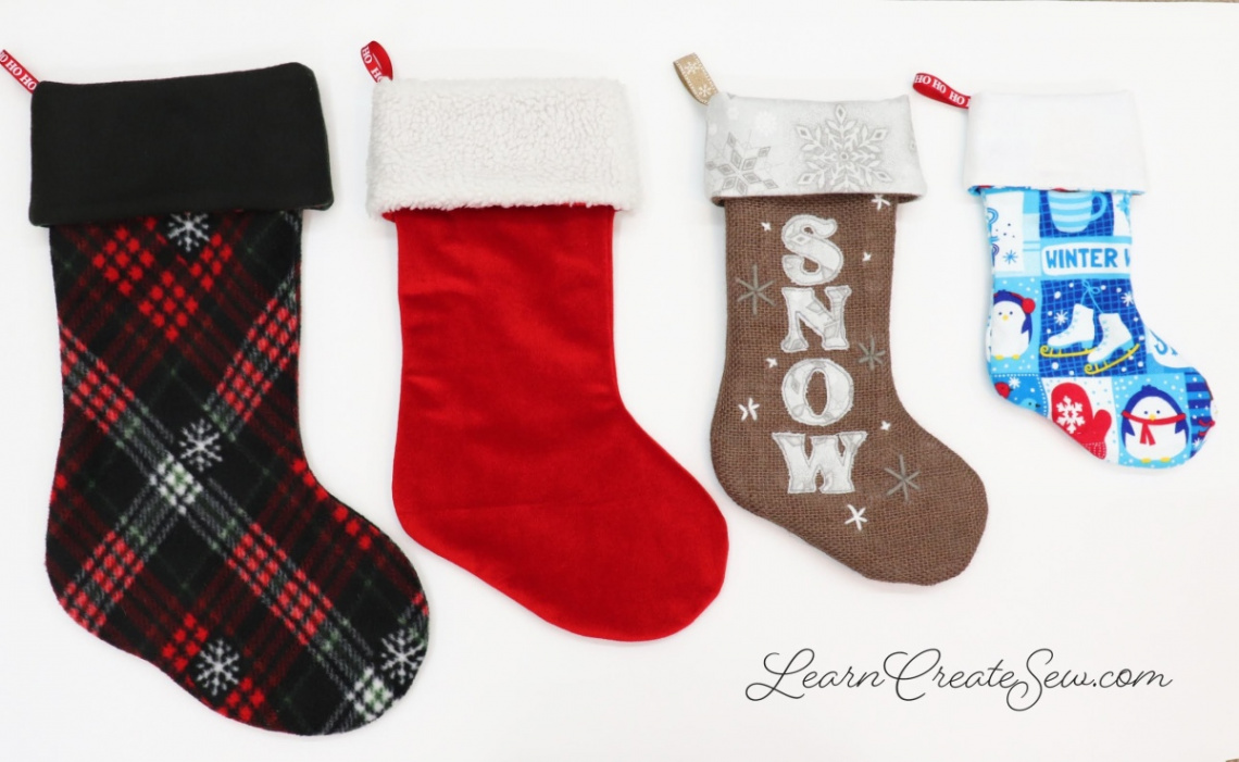 Christmas Stocking – learncreatesew