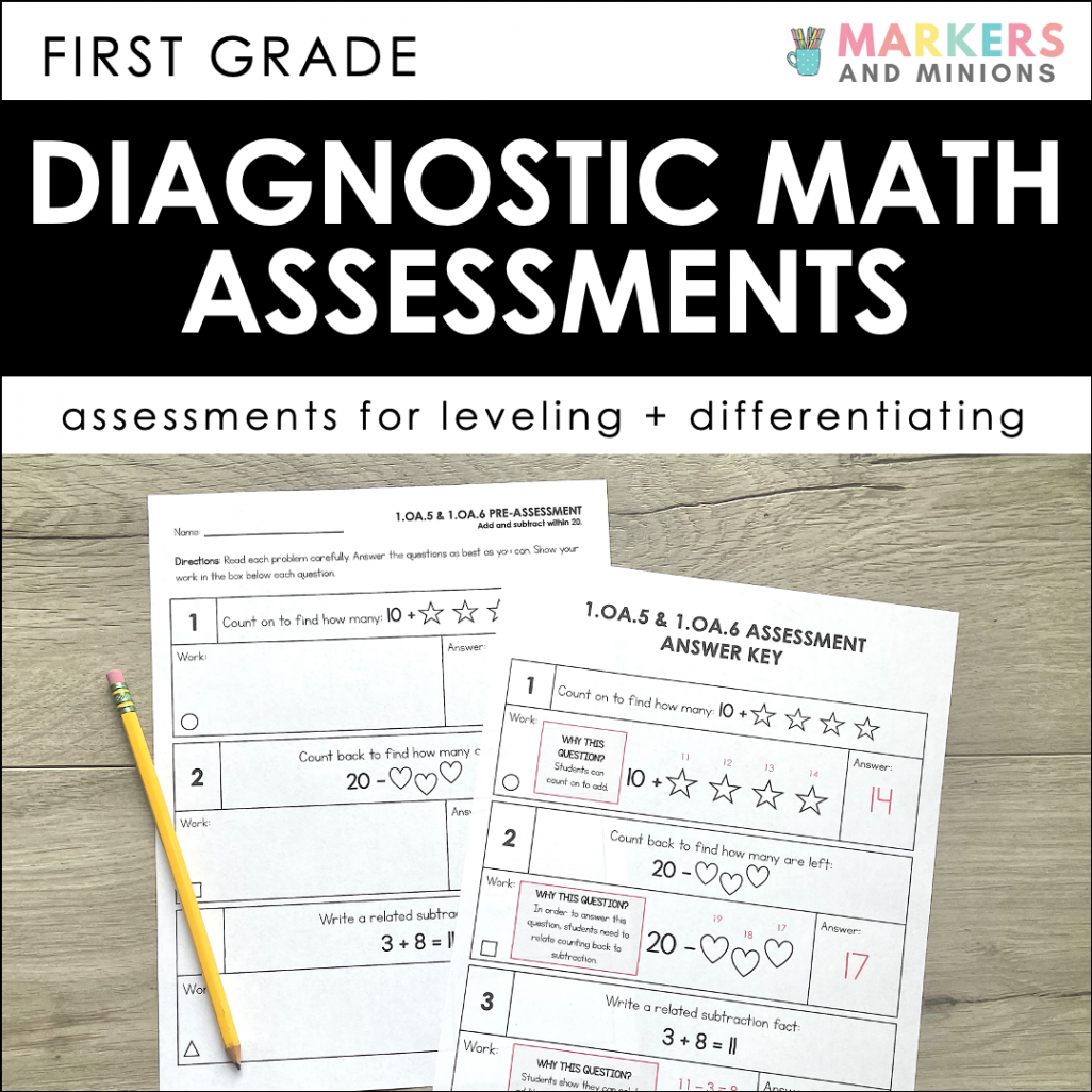 Diagnostic Math Assessments (First Grade)