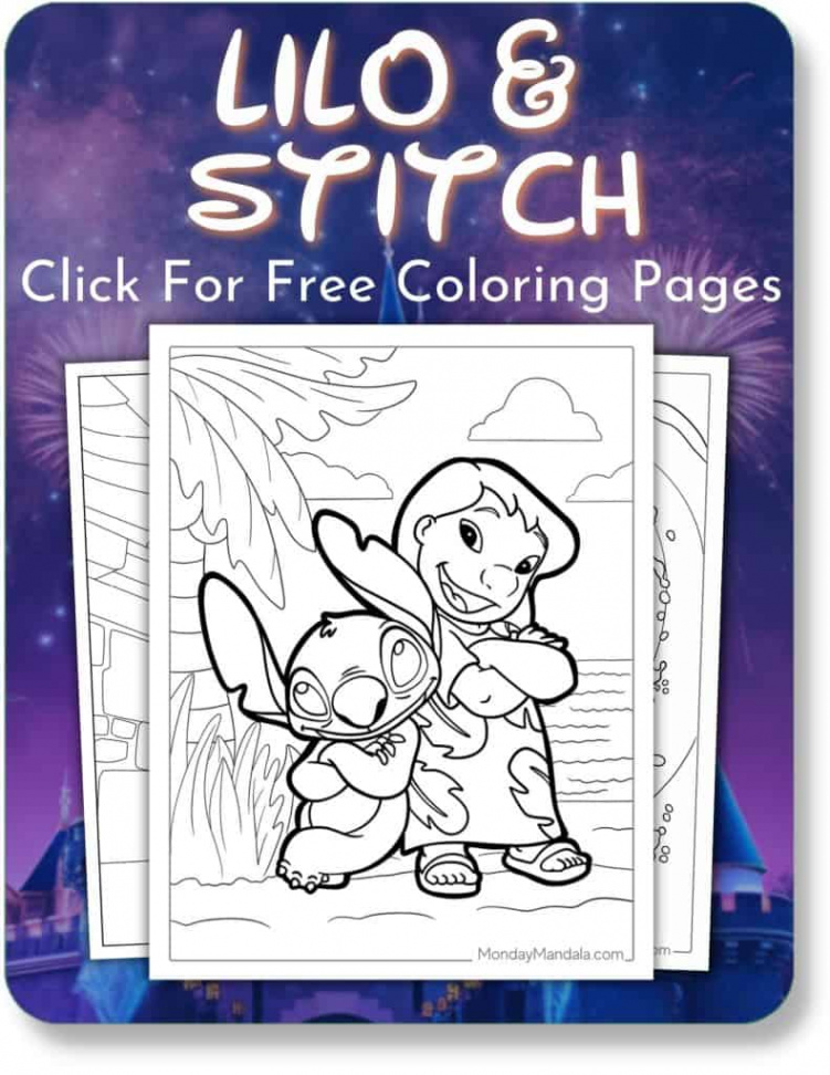 Disney Coloring Pages (Free PDF Printables)