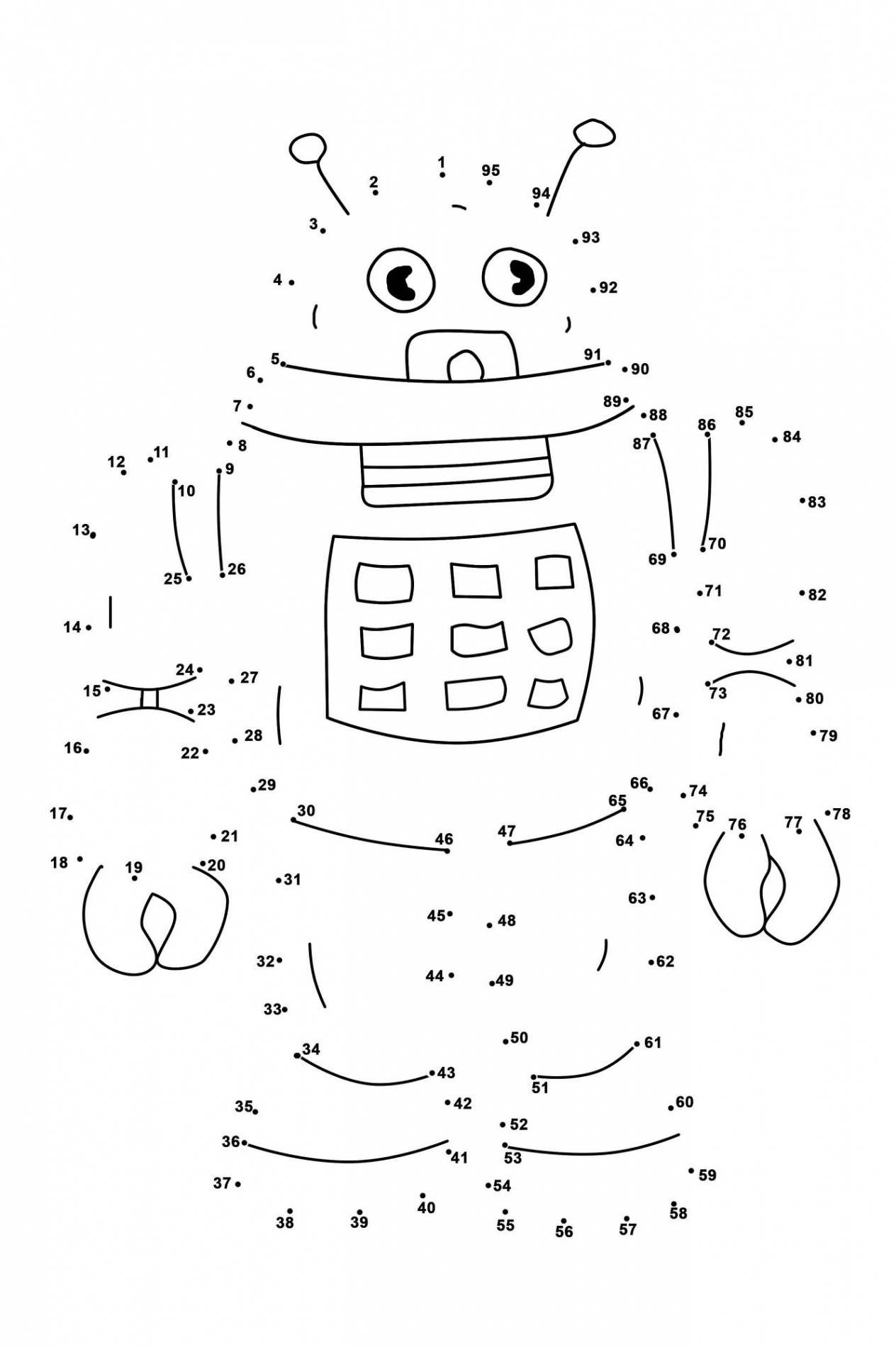 Dot to Dots Worksheets for Kindergarten  Activity Shelter  Dot