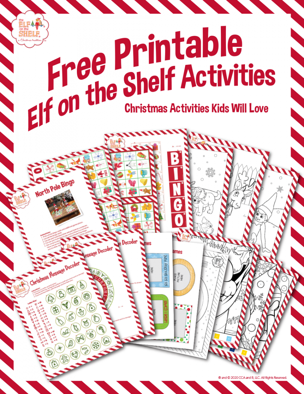 Download Printable Elf on the Shelf Activities  The Elf on the Shelf