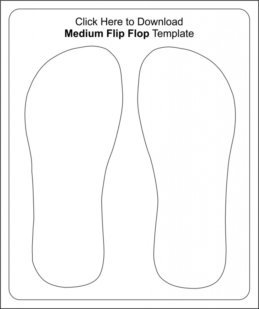 Flip Flop Templates for Download ~