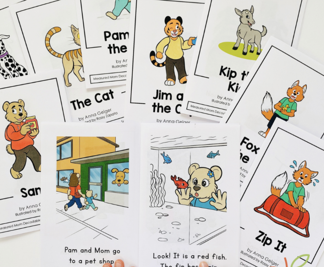 Free decodable books - The Measured Mom