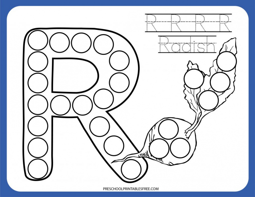 Free Do a Dot Alphabet Printables – Free Preschool Printables