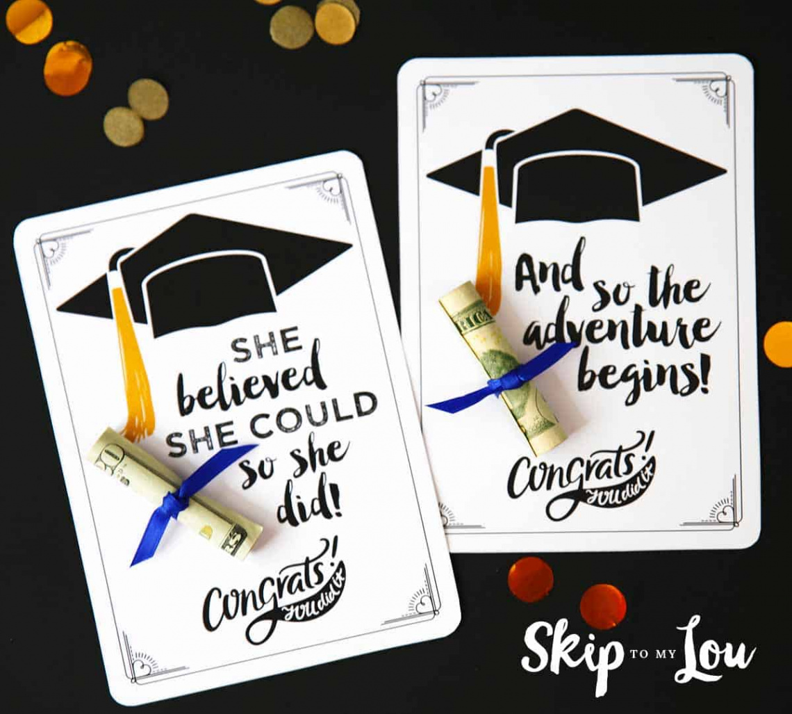 Free Graduation Cards with Positive Quotes and CASH!