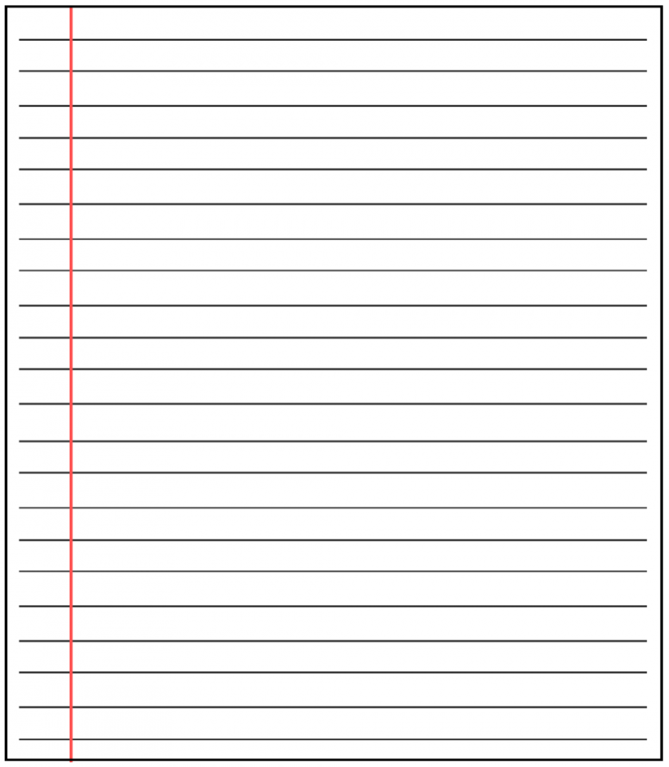 Free Printable Blank Lined Paper Template In Pdf Word How To With