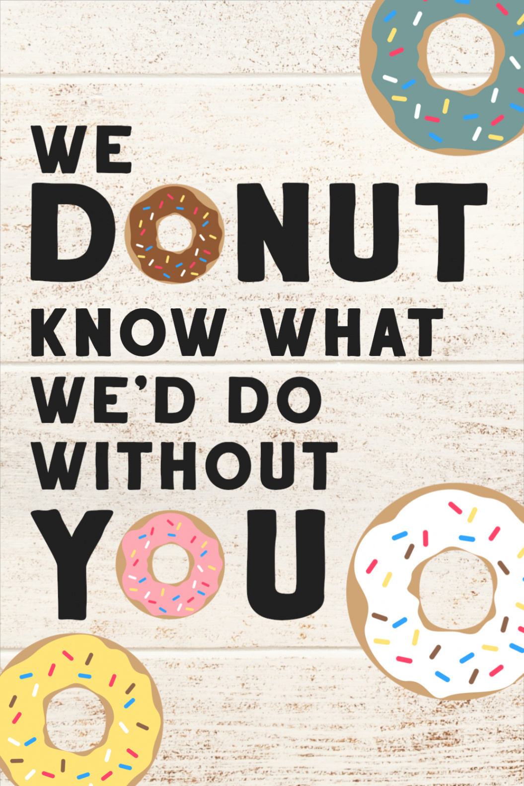 Free Printable Donut Teacher Appreciation Gift Ideas - Paper Trail