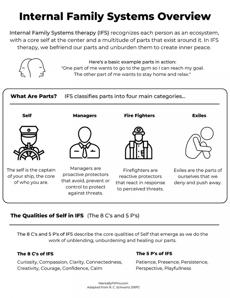 IFS Therapy Overview Handout  Mentally Fit Pro