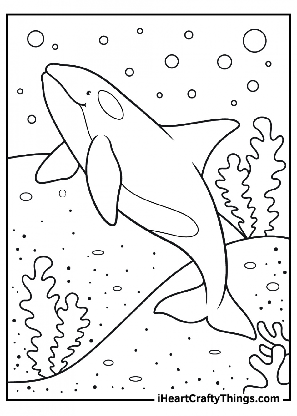 Killer Whale Coloring Pages (% Free Printables)